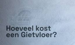 Hoeveel kost een gietvloer?