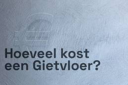 Hoeveel kost een gietvloer?